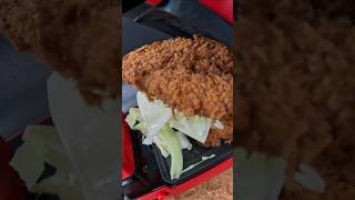 How to make pork cutlet tonkatsu sandwich🤯 [upl. by Salkcin250]