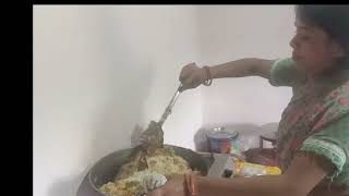 chicken biryani dashara ka Khushi mein Mera patni Rupa banaa rahe hain main logon mein prachar karna [upl. by Elkcim]