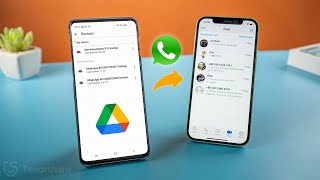 Restore WhatsApp backup from google drive to iPhoneSamsung 🔥 [upl. by Reggy]