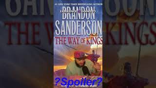 Way of Kings  Finished Part 1 cosmere stormlightarchive booktube brandonsanderson [upl. by Ymled]