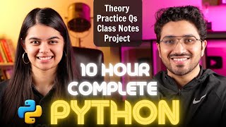 Python Tutorial for Beginners  Full Course with Notes amp Practice Questions [upl. by Leuneb398]