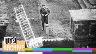 East Berliners DeathDefying Escape Over Berlin Wall Captured in Remarkable Footage 1965 [upl. by Aiciruam]