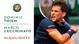 Dominic Thiem vs Marco Cecchinato  SemiFinal Highlights I RolandGarros 2018 [upl. by Toth]