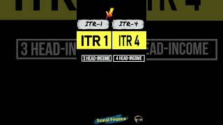 ITR 1 Vs ITR 4 [upl. by Enyak]