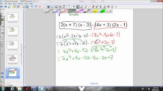 51 Multiplying Binomials part 2 [upl. by Namso]