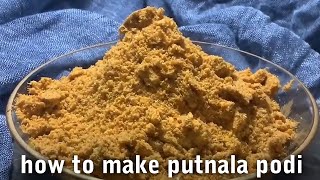 how to make putnala podi  kaaram for all purpose  putnala podi for idly  karalu podulu [upl. by Eleinad]