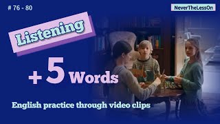 Boost Your Vocabulary  Learn English through Video Clips  Listening to Vocabulary  Just 5 [upl. by Kcirdaed336]