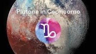 Plutone in Capricorno [upl. by Belier]