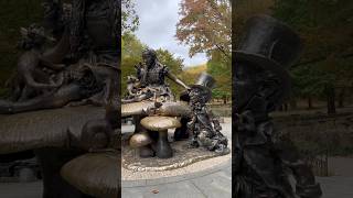 Magic in Central Park The Alice in Wonderland Statue travel shorts beautiful explore [upl. by Adriana]