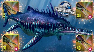 TEMNODONTOSAURUS MAXED  Jurassic World  The Game  Ep541 HD [upl. by Eralcyram]