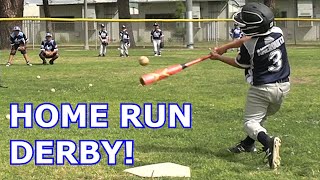 LUMPYS UNBELIEVABLE FIRST HOME RUN DERBY  BENNY NO [upl. by Ahslek]