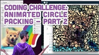 Coding Challenge 502 Animated Circle Packing  Part 2 Kitten Addendum [upl. by Vachell]