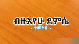 Bizuayehu Demssiekumetshi loga newlyrics music video [upl. by Errick]