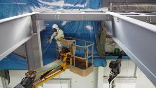 Sprayzone Intumescent Paint Spraying [upl. by Kampmeier]