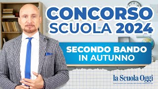 Concorso Scuola 2024 Bando in Autunno 24694 Posti Disponibili [upl. by Adalheid]