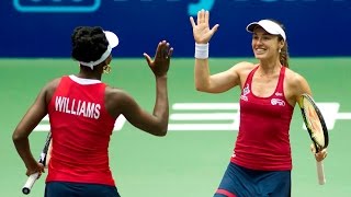 Highlights Venus amp Hingis Team Up For Kastles Win [upl. by Llerdnad945]