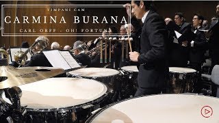 Carmina Burana  Carl Orff quotO Fortuna Emperatrix Mundiquot TimpaniCam [upl. by Analed]