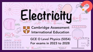 O Level Physics 5054 Unit 4 Electricity and magnetism part 1 olevelphysics [upl. by Dihsar]