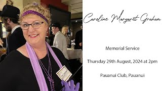 Caroline Margaret Graham  Memorial Service [upl. by Erda]