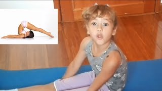 EJERCICIOS en CASA  YOGA para niños  Valeria Luis con juega Ainhoa [upl. by Procto]