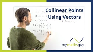 Showing Collinear Points Using Vectors [upl. by Anele718]