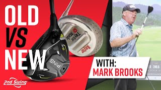 OLD vs NEW Golf Clubs Testing with Mark Brooks [upl. by Ydde]