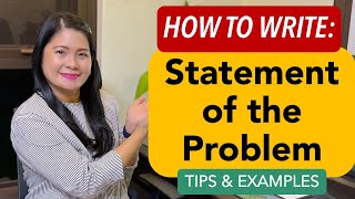 Full Guide How to write Statement of the Problem SOP with tips amp examples [upl. by Koran]