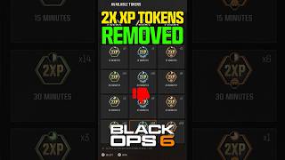 Treyarch DELETED Double XP Tokens in Black Ops 6 [upl. by Arawaj]