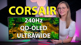 Corsairs 34quot QDOLED Ultrawide Gaming Monitor  XENEON 34WQHD240C Review [upl. by Silverman]