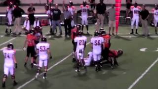 Highlights  Gilmer Buckeyes at Gladewater Bears  Sept 28 2012 [upl. by Ilehs]