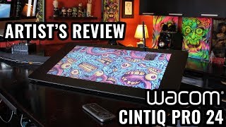 Wacom Cintiq Pro 24quot Review [upl. by Adiaroz]