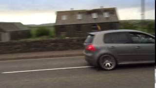 Mk5 golf 19 tdi remapped decat popcorn limiter drive by [upl. by Xeno]