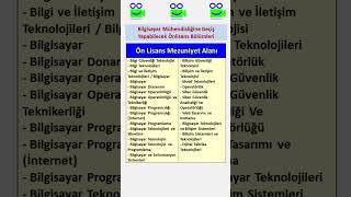 Bilgisayar Mühendisliğine DGS İle Geçiş Yapabilecek Önlisans Bölümleri Hangileridir dgs keşfet [upl. by Nwadal961]