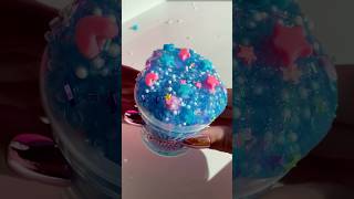 ASMR COTTON CANDY SLIME ☁️🍭🍬 DIY SLIME KIT slime asmr shorts [upl. by Nylrahc]