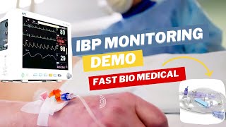 IBPINVASIVE BLOOD PRESSURE MESUREMENT  Arterial Blood Pressure Monitoring IBP DEMO 7 PARA MONITOR [upl. by Osy]