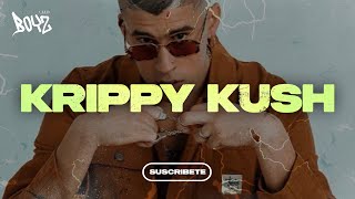 Rvssian Farruko amp Bad Bunny  KRIPPY KUSH  Letra [upl. by Sunshine559]