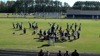 North Pitt HS Marching Band at 37th Anniversary Greene Central High School Band Day 10222016 [upl. by Nnyladnarb149]