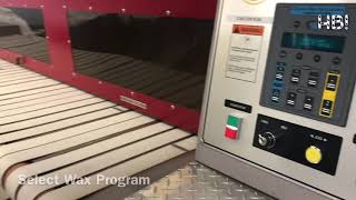 Wax program  Flatwork ironer  Chicago [upl. by Laekcim]