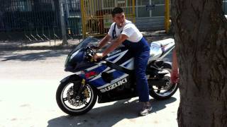 Suzuki GSXR 1000 Burnout Greece [upl. by Cinamod560]