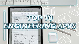 TOP 10 IPAD APPS FOR ENGINEERS  my favorite productivity math amp computer science apps for students [upl. by Ditmore]