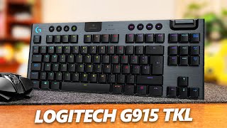 Logitech G915 TKL Review The Perfect Mechanical Keyboard [upl. by Aleakam829]