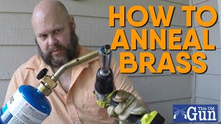 annealing brass a How to Video [upl. by Stevana]