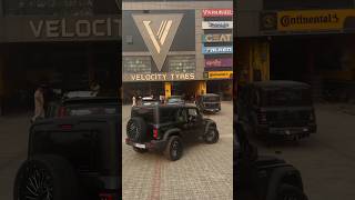 Diamond Cut Alloy wheel installation Mahindra Thar ROXX 😍  shorts tharroxx tharlovers ytshort [upl. by Angelle303]