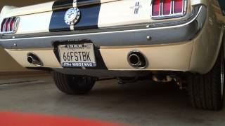 66 Mustang with 347 Stroker and MagnaFlow Exhaust [upl. by Adnohryt]