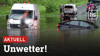 UnwetterBilanz Osten und Süden Hessens stark betroffen  hessenschau [upl. by Ernst726]