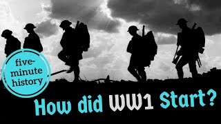 FiveMinute History How Did WW1 Start [upl. by Arabele]