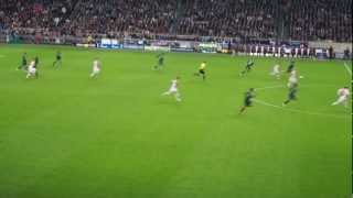 Karim Benzema Bicycle Kick GOAL Ajax vs Real Madrid 20121003 Ajax Area [upl. by Gensmer]