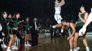 Final Euroliga 1992 PartizánJoventut El triple de Djordjevic Audio MontesGarcíaSiro [upl. by Eldreeda645]