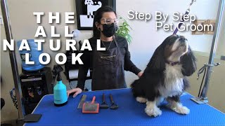 The All Natural Look Step By Step  Cavalier King Charles [upl. by Ardeid687]