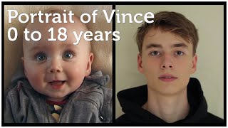 Portrait of Vince 0 to 18 years [upl. by Enelam662]